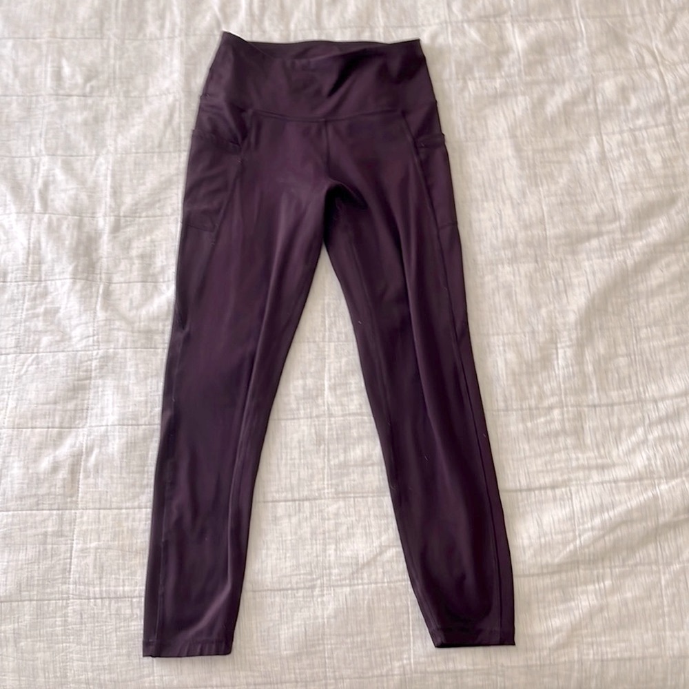 Purple leggings